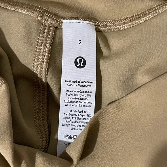 Lululemon Athletica Nulu Slim-Fit High Rise Midi Skirt